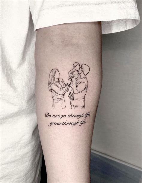 family tattoo drawings|heartwarming family tattoos.